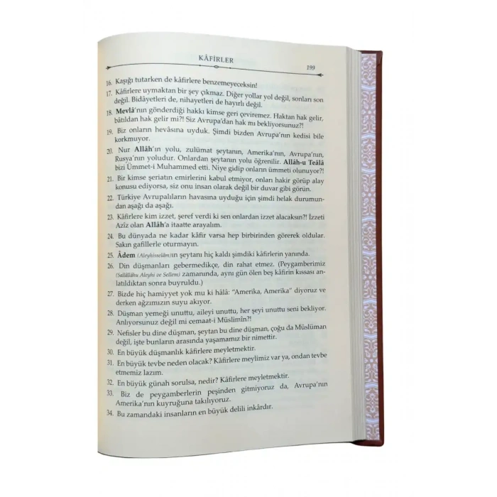 Mahmud Efendi Hazretlerinden Duyulan Hikmetli Sözler - Deri Cilt