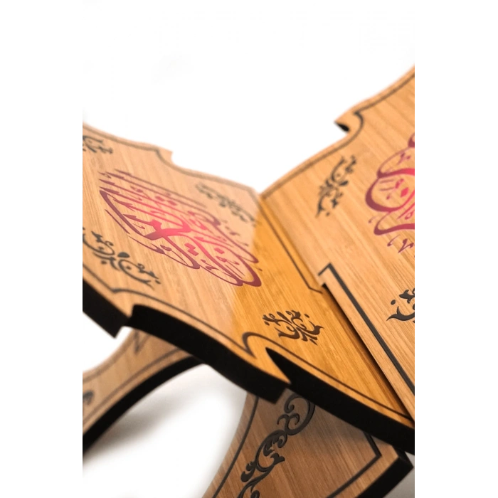 Masaüstü Hat Yazılı Ahşap Rahle