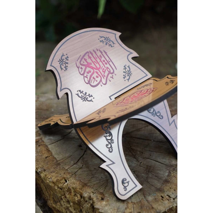 Masaüstü Hat Yazılı Ahşap Rahle