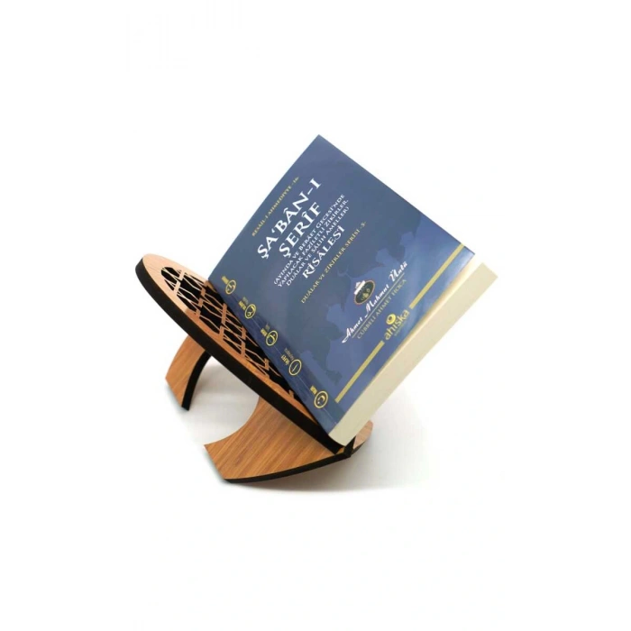 Masaüstü Kalp Motifli Ahşap Rahle