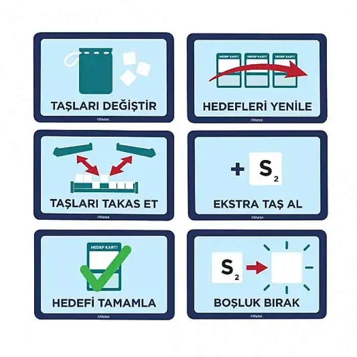 Mattel 2in1 Scrabble Türkçe