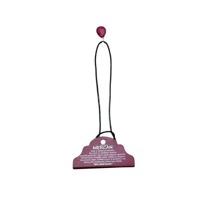 Mercan Doğal Taş Kolye