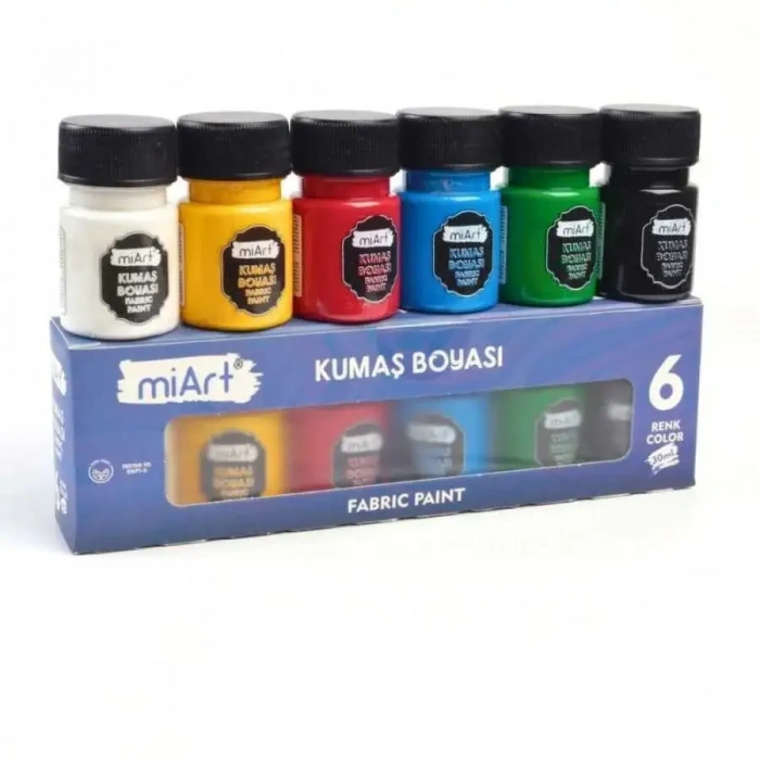 Miart Kumaş Boyası 30 ml 6 Lı