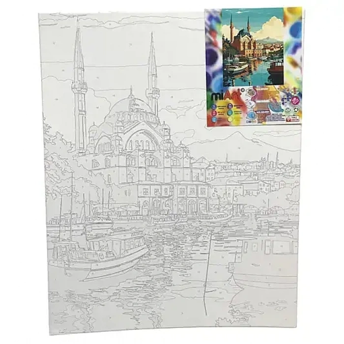 Miart Sayılarla Boyama Seti İstanbul 30 x 40 cm