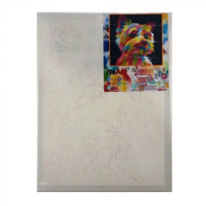 Miart Sayılarla Boyama Seti Sevimli Dost 30x40 cm