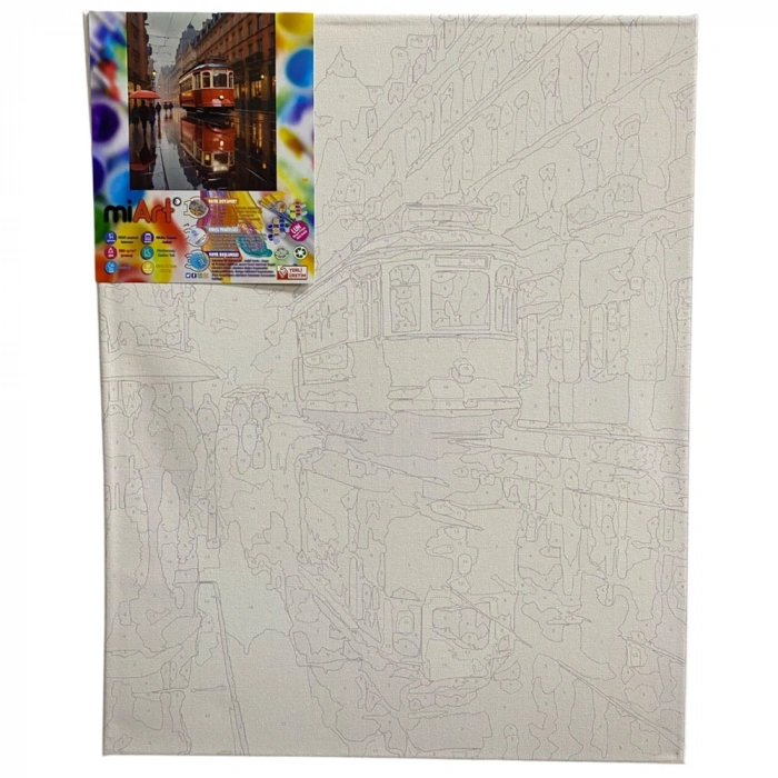 Miart Sayılarla Boyama Seti Taksim 30x40 cm