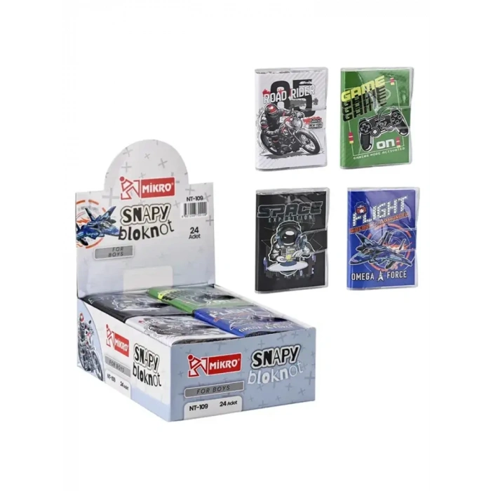 Mikro For Boys Mini Not Defteri Çizgili 80 Yp A0