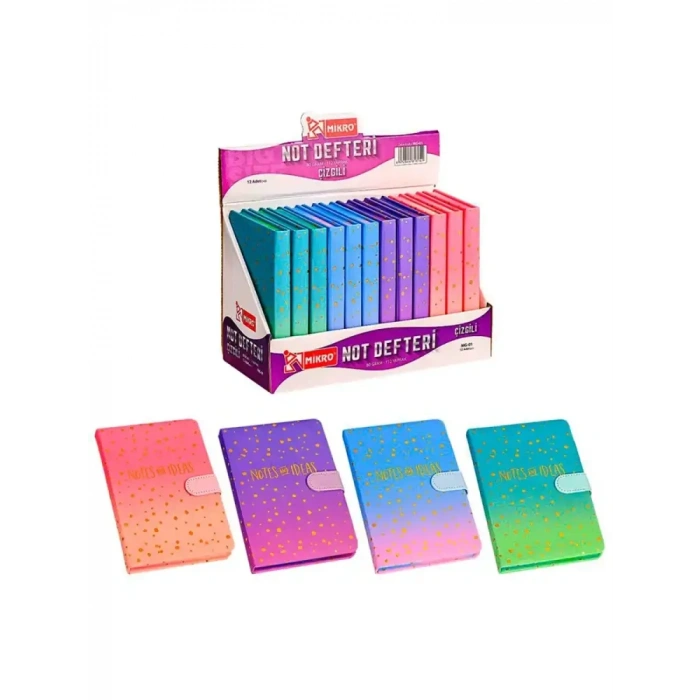 Mikro Notes And Ideas Not Defteri Çizgili Ciltli 80 Yp A5