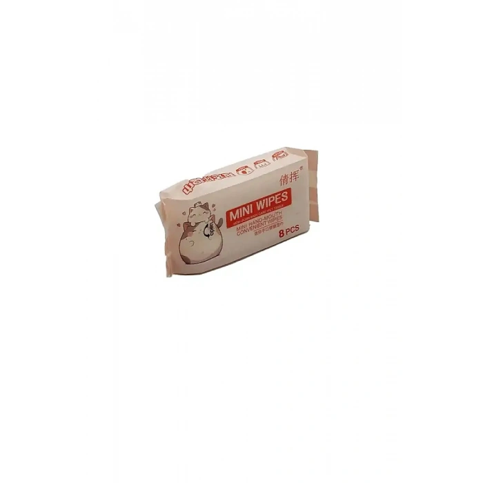 Mini Wipes Cep Tipi Islak Mendil 8 Li