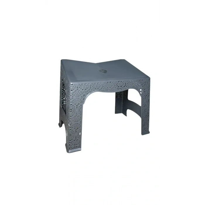 Nakışlı Plastik Rahle - Gri