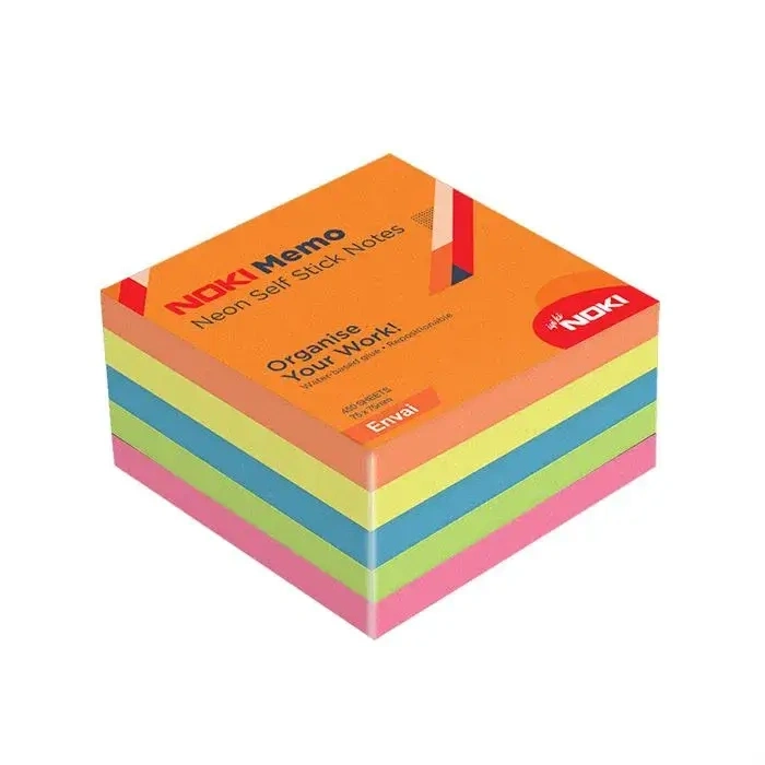 Noki Memo 75*75 Neon Envai Küp Blok 450 Sf