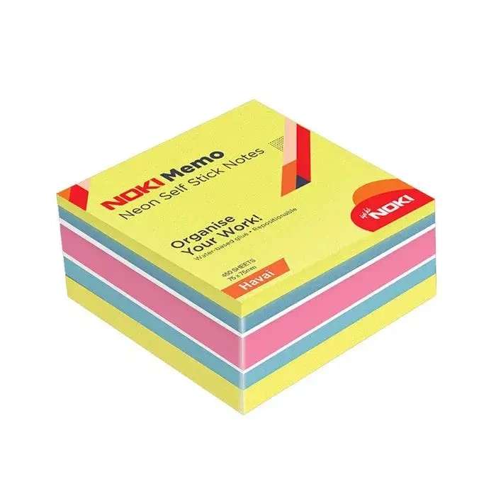 Noki Memo 75*75 Neon Havai Küp Blok 450 Sf