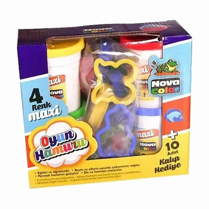 Nova Color Oyun Hamuru Maxi 4 Lü Oyuncaklı