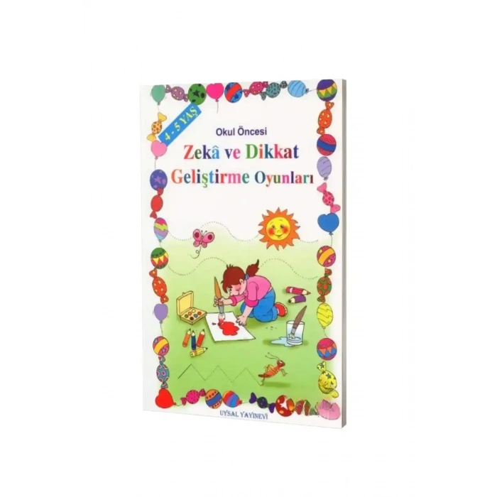 Okul Öncesi Çocuklar İçin Zeka ve Dikkat Geliştirme Oyunları - 4-5 Yaş