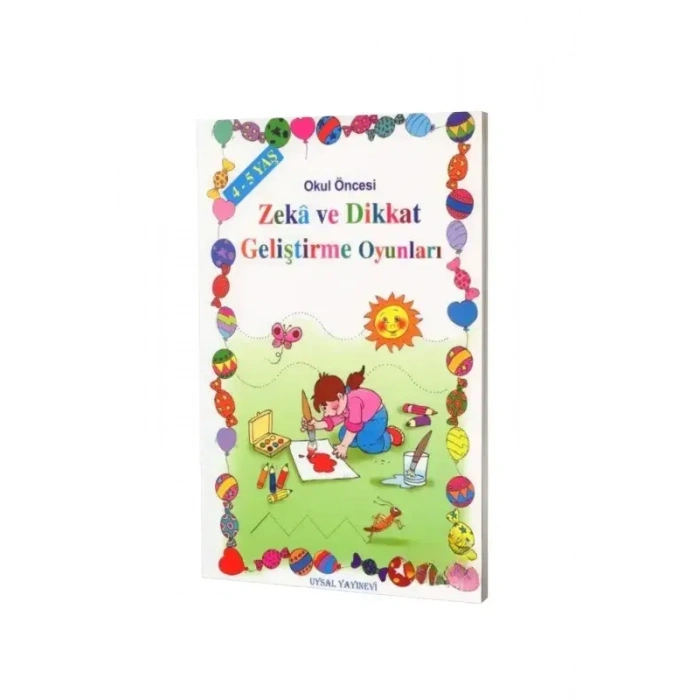 Okul Öncesi Çocuklar İçin Zeka ve Dikkat Geliştirme Oyunları - 4-5 Yaş