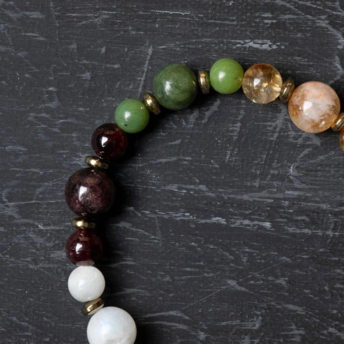 Osmanlı Doğal Taş Sertifikalı Akrep Burcu Doğal Taş Bileklik