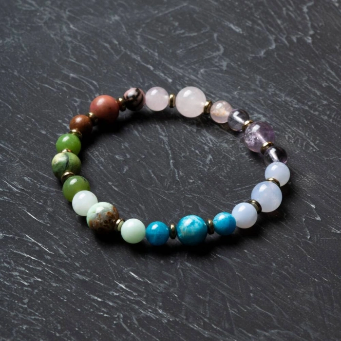 Osmanlı Doğal Taş Sertifikalı Boğa Burcu Doğal Taş Bileklik