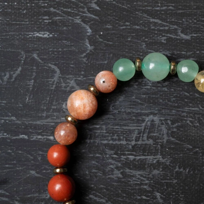 Osmanlı Doğal Taş Sertifikalı Koç Burcu Doğal Taş Bileklik