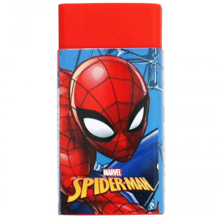 Ottonya 000255-40870D Spıderman Dikdörtgen Silgi Web