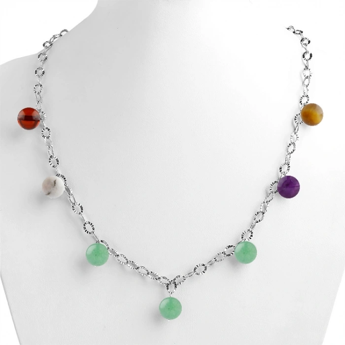 Özel Tasarım Gümüş Zincir Kolye:1734022782