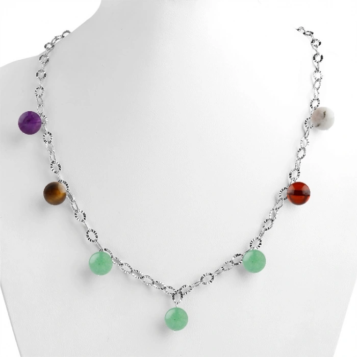 Özel Tasarım Gümüş Zincir Kolye:1734022905