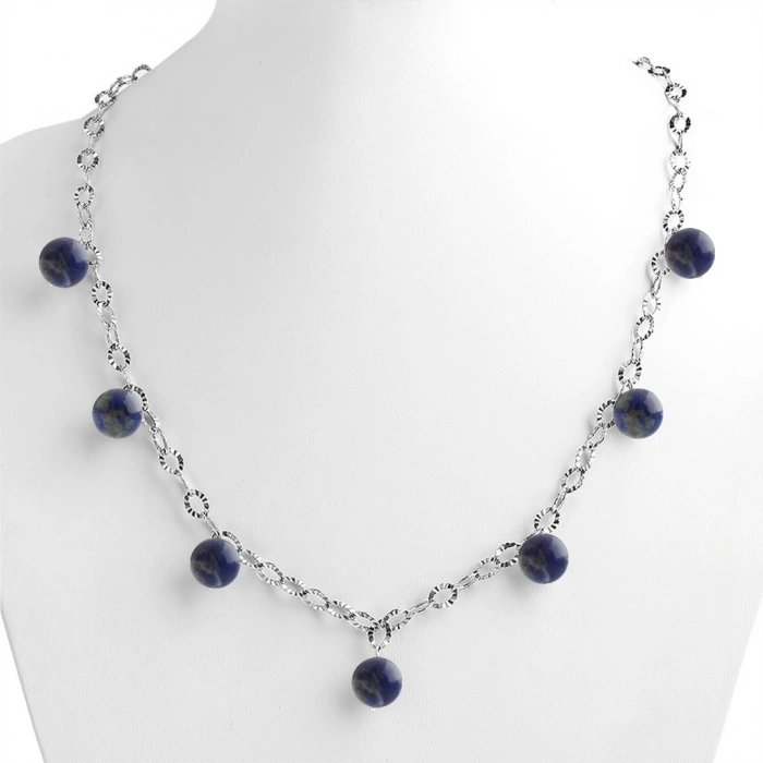 Özel Tasarım Gümüş Zincir Kolye:1734258559