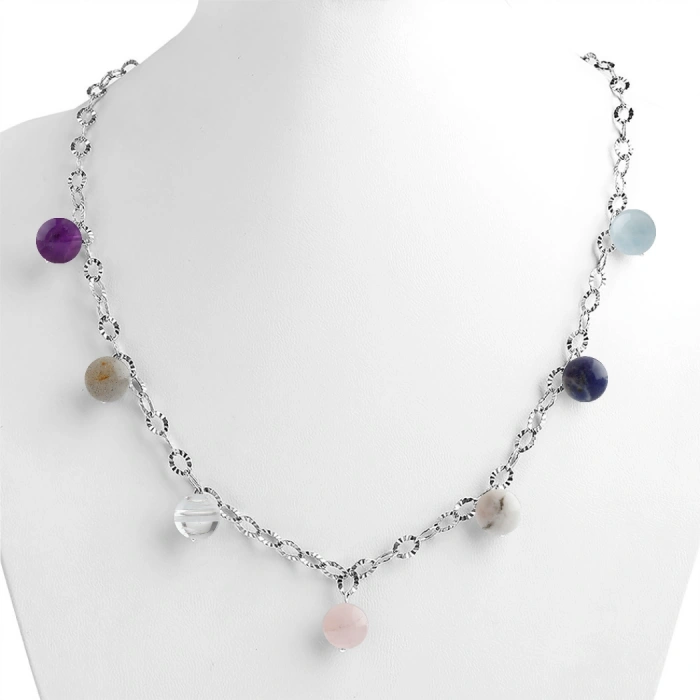 Özel Tasarım Gümüş Zincir Kolye:1734262354