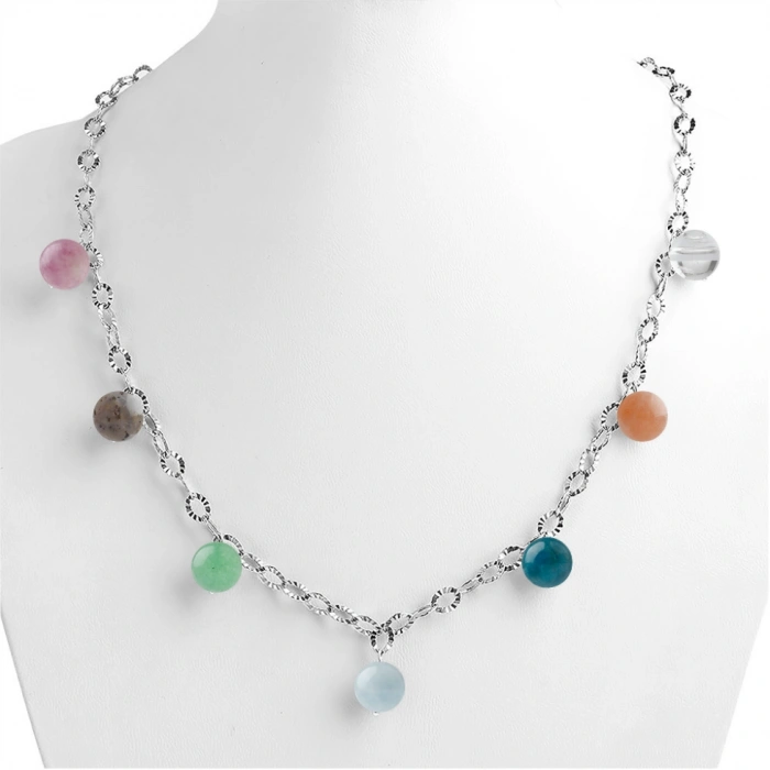 Özel Tasarım Gümüş Zincir Kolye:1735407662