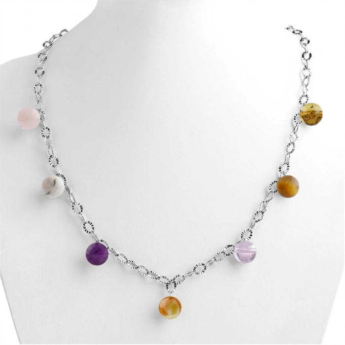 Özel Tasarım GÜMÜŞZİNCİR KOLYE:1736572074