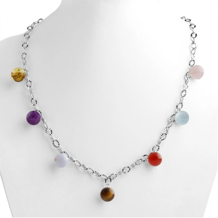 Özel Tasarım GÜMÜŞZİNCİR KOLYE:1736869899