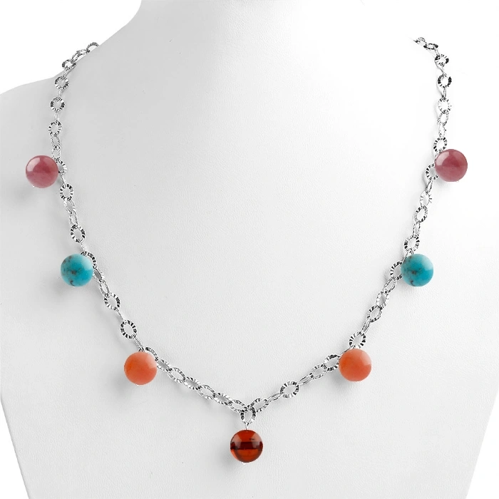 Özel Tasarım GÜMÜŞZİNCİR KOLYE:1737029547