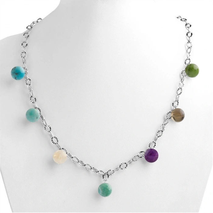 Özel Tasarım GÜMÜŞZİNCİR KOLYE:1737245623