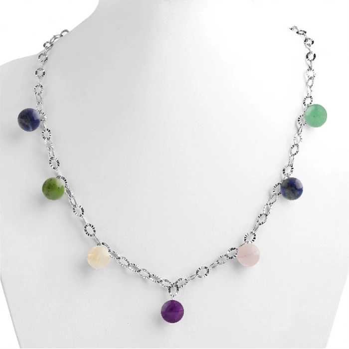 Özel Tasarım GÜMÜŞZİNCİR KOLYE:1737623832