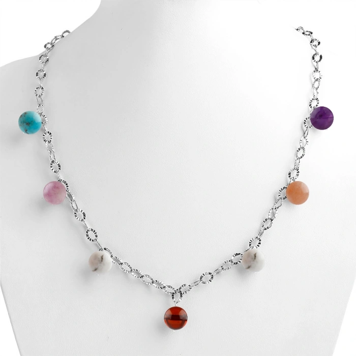 Özel Tasarım GÜMÜŞZİNCİR KOLYE:1737643816