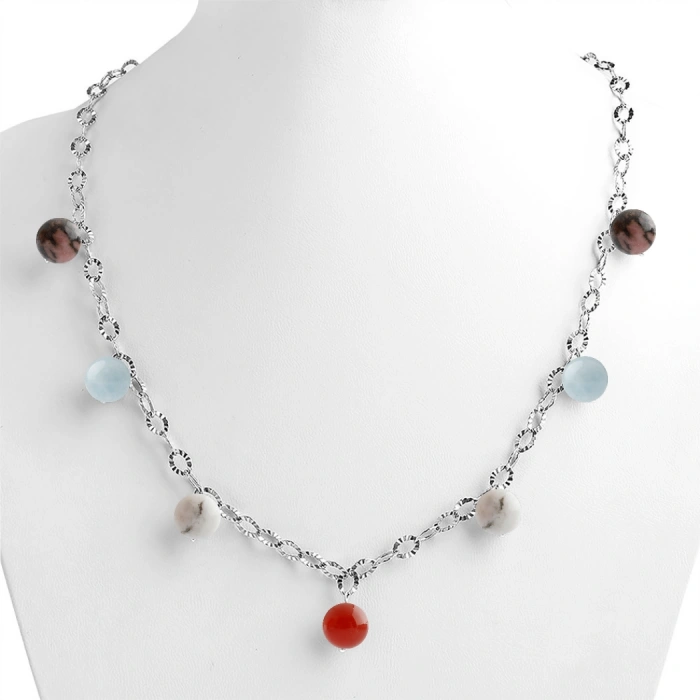 Özel Tasarım GÜMÜŞZİNCİR KOLYE:1737838931