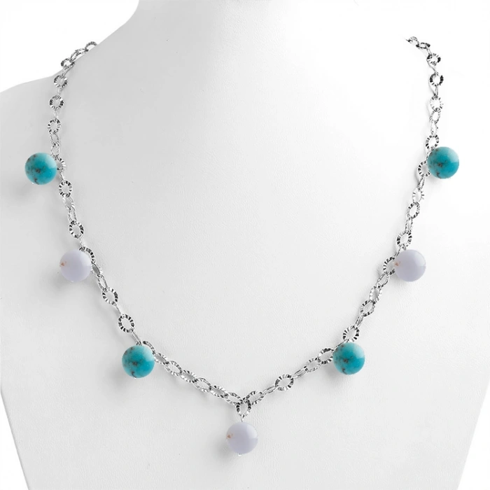 Özel Tasarım GÜMÜŞZİNCİR KOLYE:1737892951