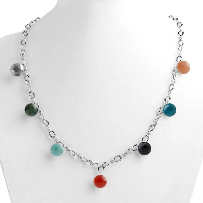 Özel Tasarım GÜMÜŞZİNCİR KOLYE:1737925051