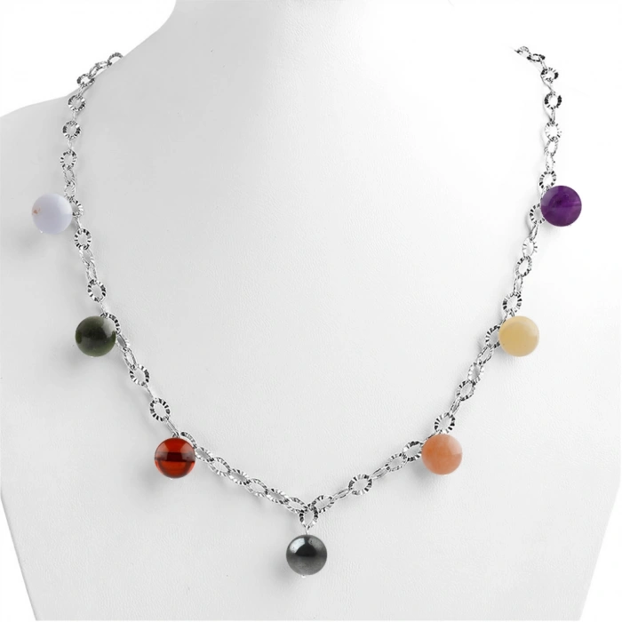 Özel Tasarım GÜMÜŞZİNCİR KOLYE:1737973414