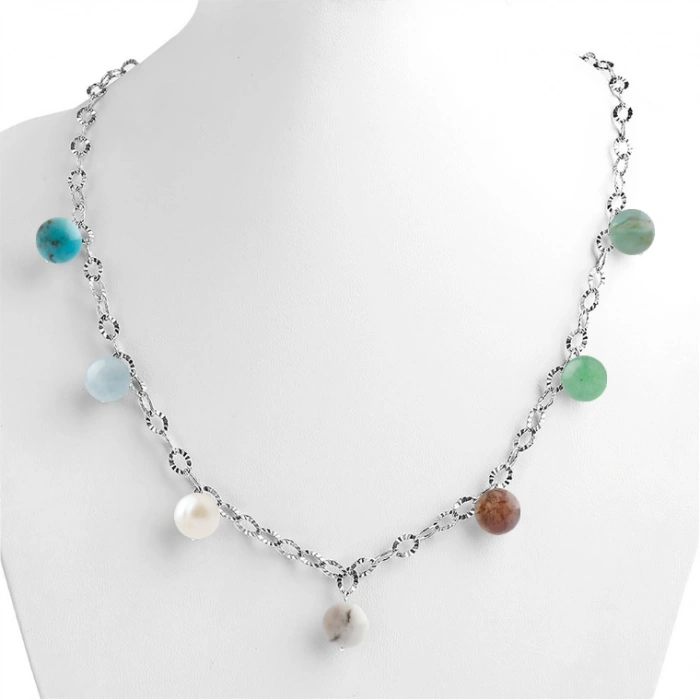 Özel Tasarım GÜMÜŞZİNCİR KOLYE:1738054654