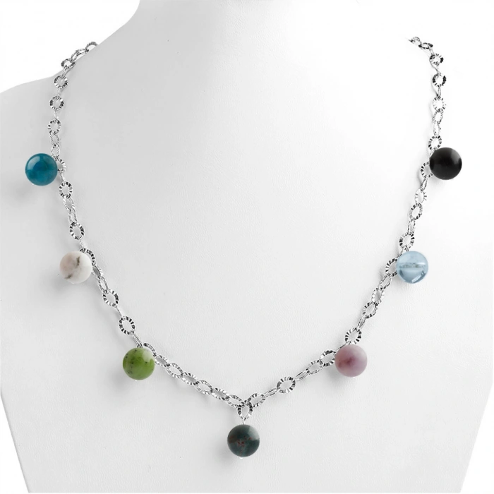 Özel Tasarım GÜMÜŞZİNCİR KOLYE:1738318164