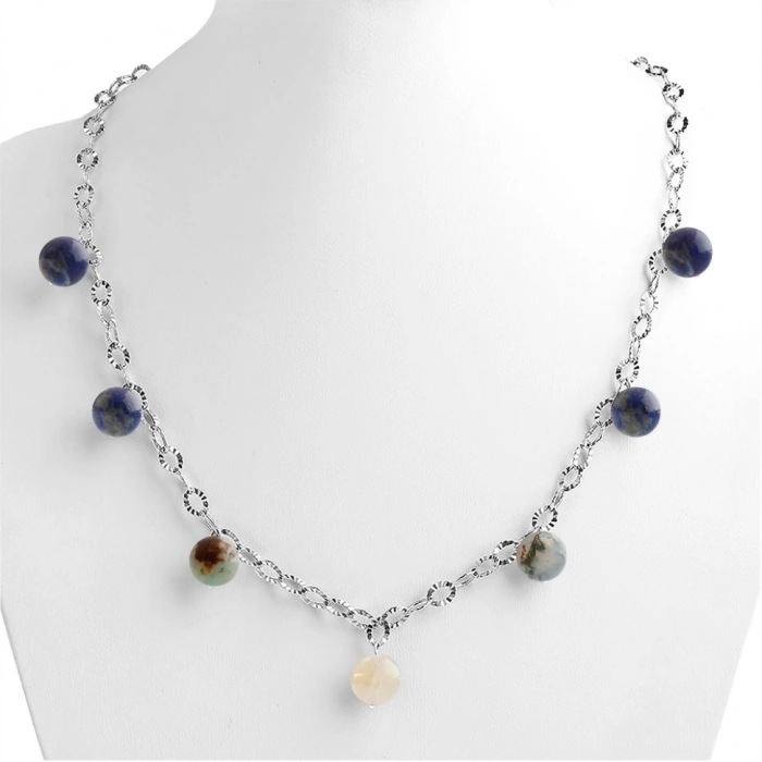 Özel Tasarım GÜMÜŞZİNCİR KOLYE:1739635142