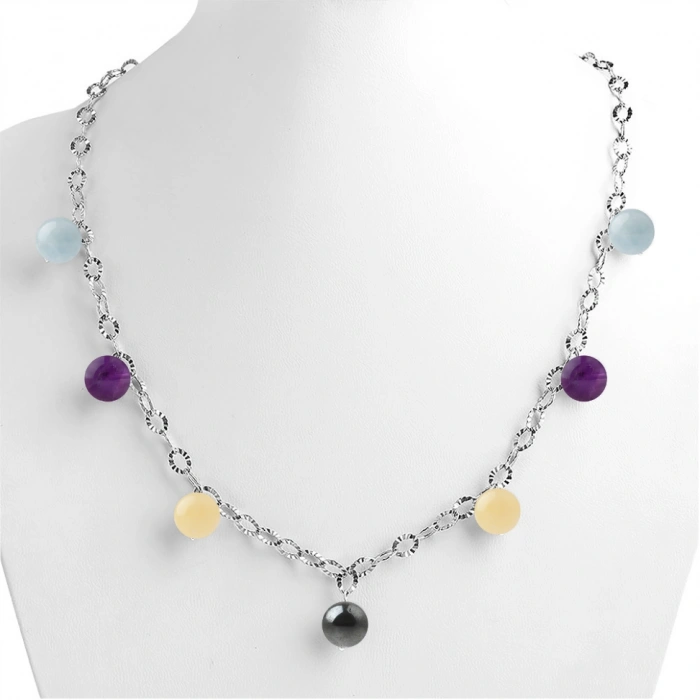 Özel Tasarım GÜMÜŞZİNCİR KOLYE:1739650652