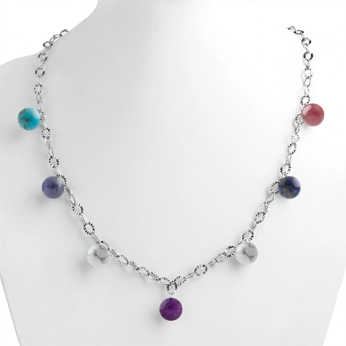 Özel Tasarım GÜMÜŞZİNCİR KOLYE:1739727497