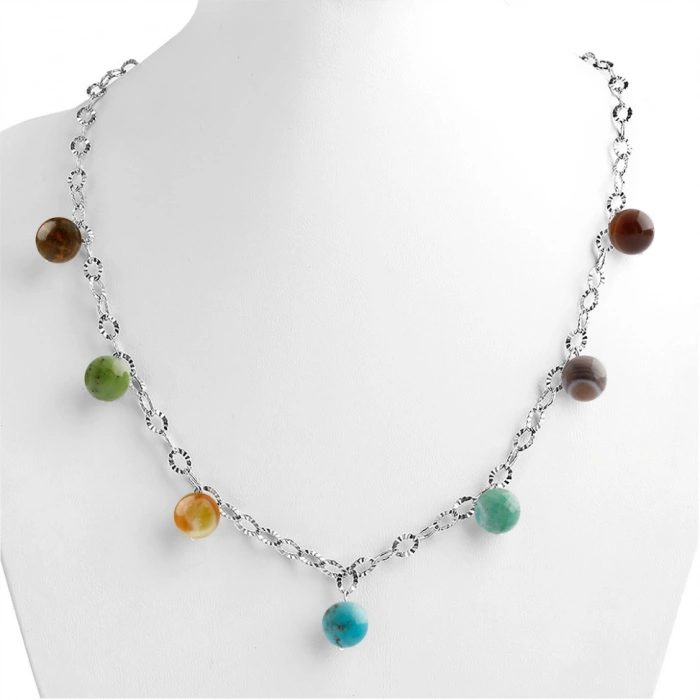 Özel Tasarım GÜMÜŞZİNCİR KOLYE:1739793826