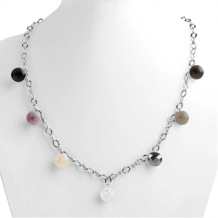 Özel Tasarım GÜMÜŞZİNCİR KOLYE:1739923541