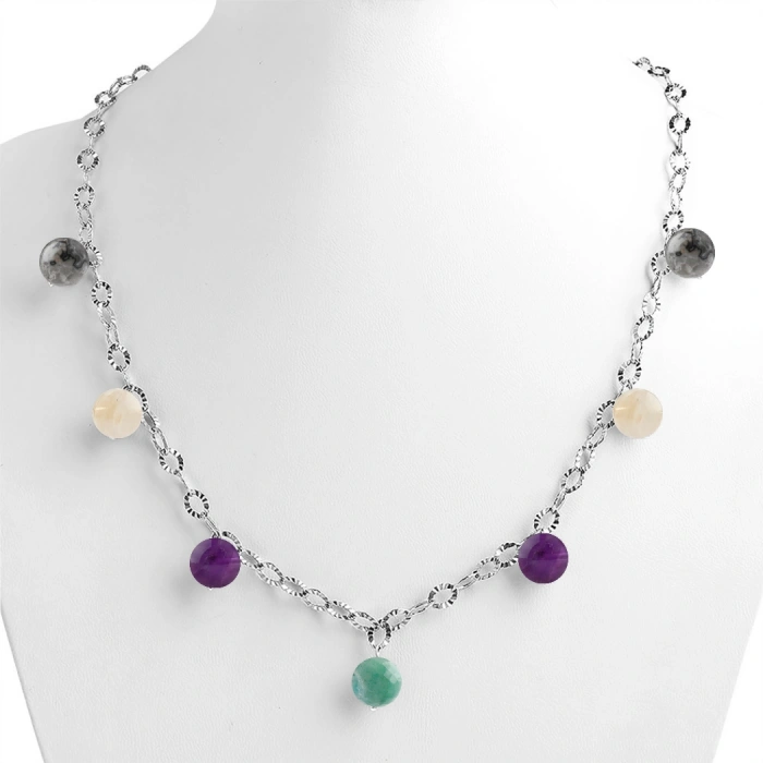 Özel Tasarım GÜMÜŞZİNCİR KOLYE:1740173309