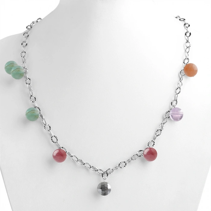 Özel Tasarım GÜMÜŞZİNCİR KOLYE:1740813864