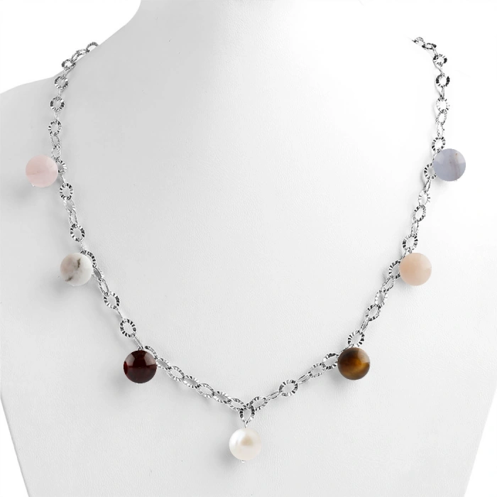 Özel Tasarım GÜMÜŞZİNCİR KOLYE:1741081521