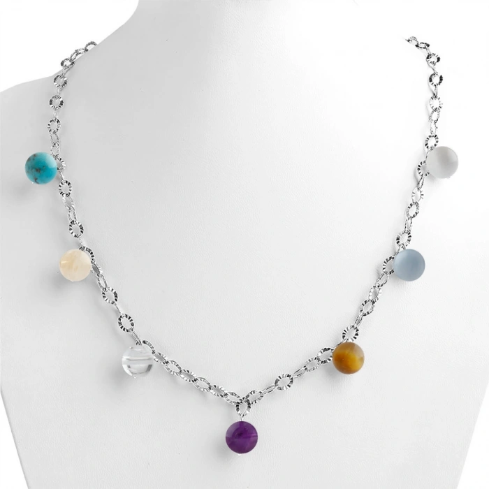 Özel Tasarım GÜMÜŞZİNCİR KOLYE:1741786943