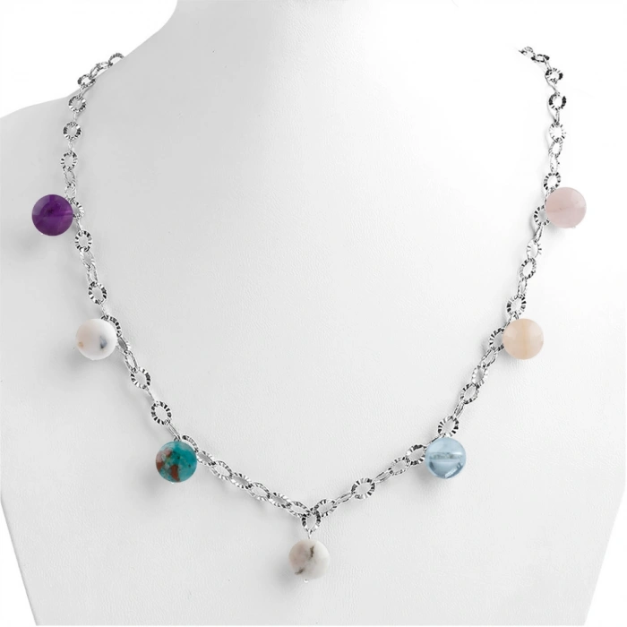 Özel Tasarım GÜMÜŞZİNCİR KOLYE:1741894463